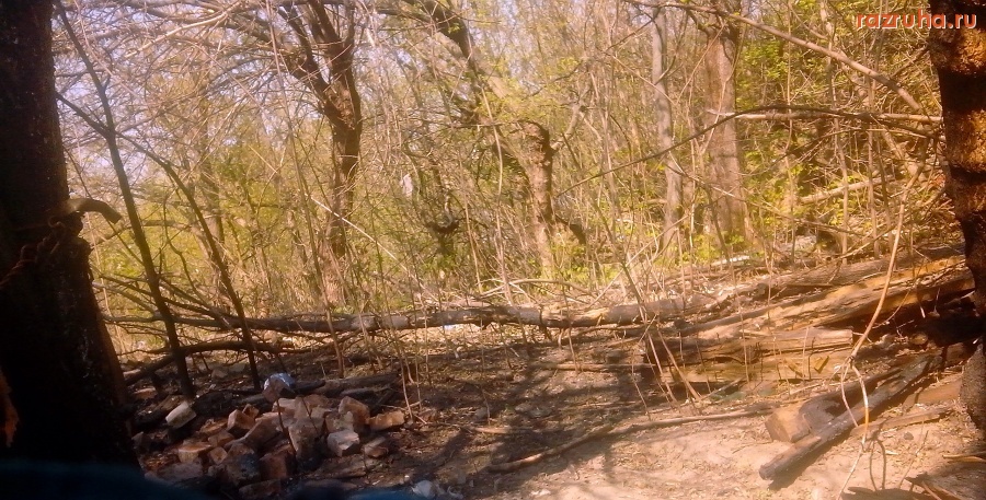 Курск - Сгоревшие руины