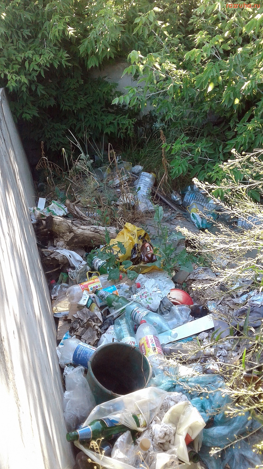 Курск - Мусор за плитой