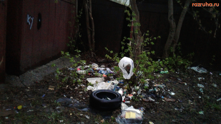 Курск - Мусор в гаражах