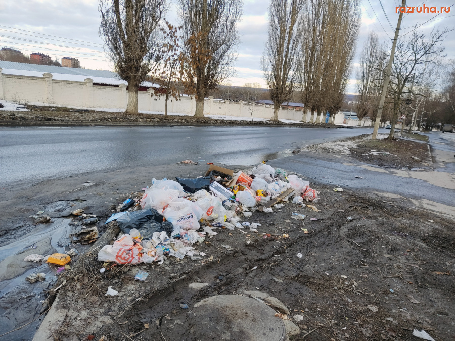 Курск - Куча у обочины