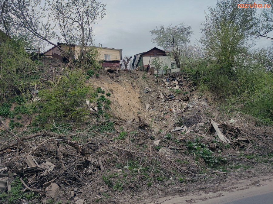 Курск - Сползает склон