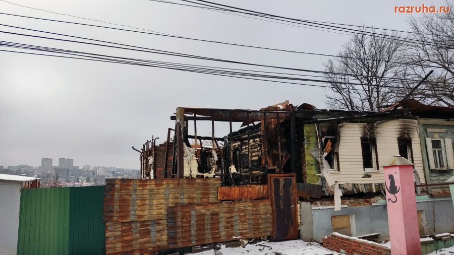 Курск - Сгоревший дом