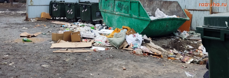 Курск - Помойка возле школы
