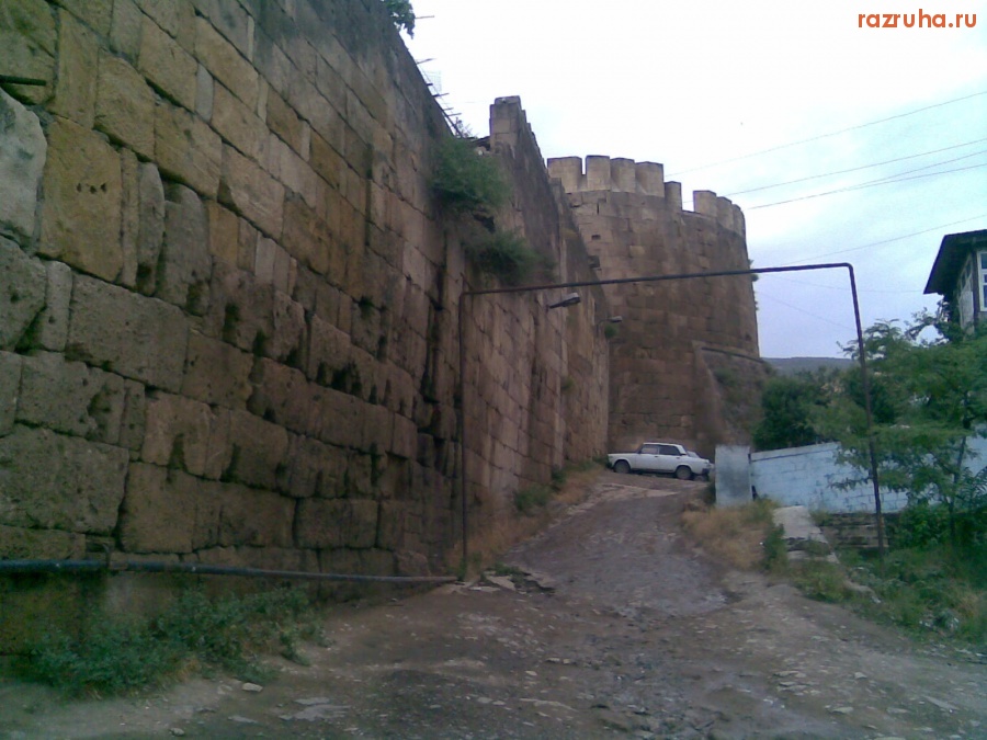 Дербент - дербенсткая крепость вид в снаружи
