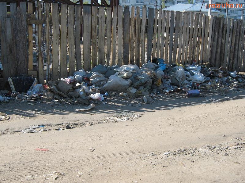 Кинешма - мусор вдоль дорог