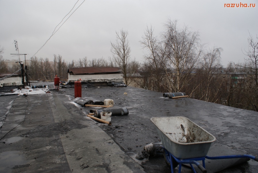 Апрелевка - Кап ремонт кровли выполненный лицами из стран ближнего зарубежья