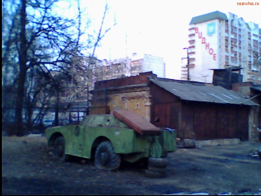 Видное - танки в городе