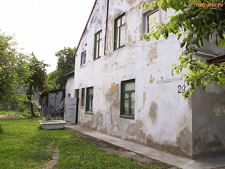 Мамоново - Подъезд моего дома. Так было...