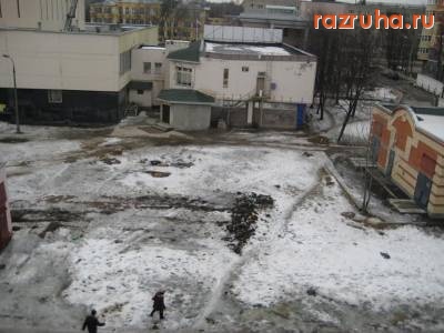 Ивантеевка - Мусор за зданием городской администрации