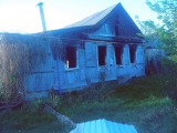 Курская область - Сгоревший дом