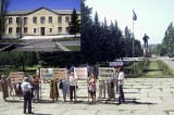 Селидово - В Селидово митинг - собрание возле горисполкома  проив закрытия школы