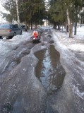 Чернецкое - Уборка улиц в апреле...