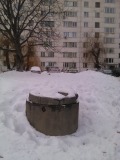 Курск - Люк забит снегом