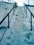 Курск - Лестница в снегу