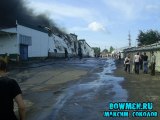 Калуга - Пожар на оптовой базе в Калуге